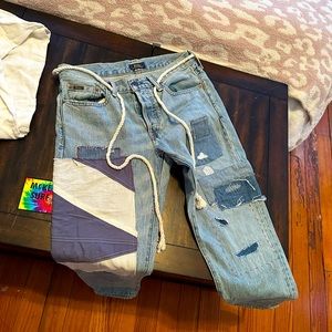 Ralph Lauren patchwork jeans